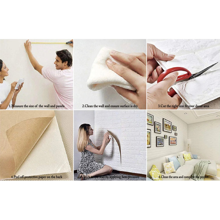 Dundee Deco 28" x 28" Peel and Stick Wall Panel (5pack) Wayfair